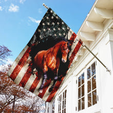 Load image into Gallery viewer, American Flag Horse Flag