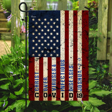 Load image into Gallery viewer, America Strong. Jesus Christ Joshua 1:9 Flag