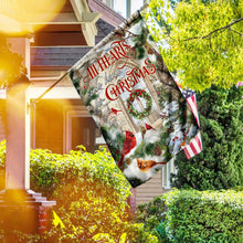 Load image into Gallery viewer, All Hearts Come Home For Christmas, Cardinal Flag
