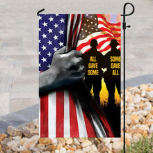 Load image into Gallery viewer, All Gave Some Some Gave All Veteran Flag