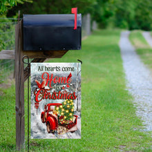 Load image into Gallery viewer, All Hearts Come Home For Christmas Flag