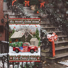Load image into Gallery viewer, All Hearts Come Home For Christmas Flag