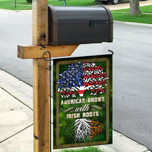 Load image into Gallery viewer, American Grown With Irish Roots Flag