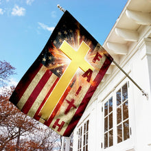 Load image into Gallery viewer, American Faith Cross Flag