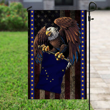 Load image into Gallery viewer, Alaska State Eagle Flag
