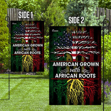 Load image into Gallery viewer, American Grown With African Roots Flag
