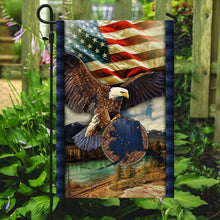 Load image into Gallery viewer, Alaska State Eagle Flag