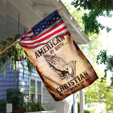 Load image into Gallery viewer, American By Birth Christian By The Grace Of God Flag