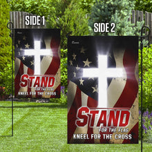 Load image into Gallery viewer, America. Stand For The Flag Kneel For The Cross Flag