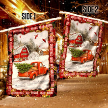 Load image into Gallery viewer, All Roads Lead Home For Christmas Flag