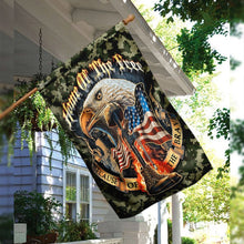 Load image into Gallery viewer, America Eagle. Home Of The Free Because Of The Brave Flag