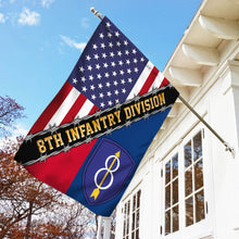 Load image into Gallery viewer, 8th Infantry Division Airborne Flag