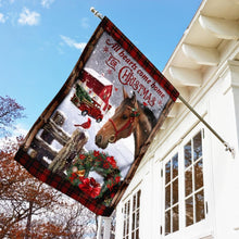 Load image into Gallery viewer, All Hearts Come Home For Christmas Flag
