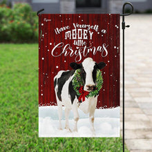 Load image into Gallery viewer, A Little Mooey Christmas Flag