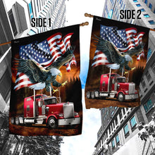 Load image into Gallery viewer, American Eagle Trucker Flag