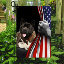 Load image into Gallery viewer, American Akita U.S. Flag TRL772Fv30