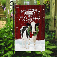 Load image into Gallery viewer, A Little Mooey Christmas Flag