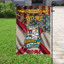 Load image into Gallery viewer, Alabama. Home Sweet Home Flag
