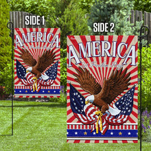Load image into Gallery viewer, America – Let Freedom Reign Flag