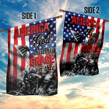 Load image into Gallery viewer, America, God Shed His Grace On Thee Flag