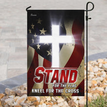 Load image into Gallery viewer, America. Stand For The Flag Kneel For The Cross Flag