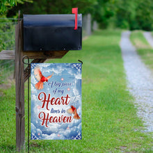 Load image into Gallery viewer, A Big Piece Of My Heart Lives In Heaven Flag