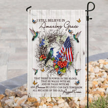 Load image into Gallery viewer, Amazing Grace Hummingbird Flag