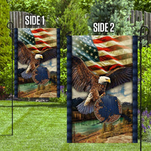 Load image into Gallery viewer, Alaska State Eagle Flag
