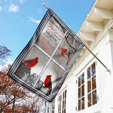 Load image into Gallery viewer, A Big Piece Of My Heart Lives In Heaven. Cardinal Flag