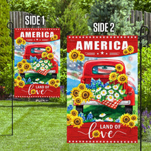 Load image into Gallery viewer, America Land Of Love Flag