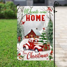 Load image into Gallery viewer, All Hearts Come Home For Christmas Flag