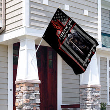 Load image into Gallery viewer, A Child Of God. A Man Of Faith. A Warrior Of Christ Flag
