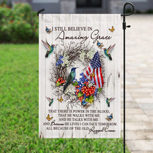 Load image into Gallery viewer, Amazing Grace Hummingbird Flag
