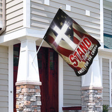 Load image into Gallery viewer, America. Stand For The Flag Kneel For The Cross Flag