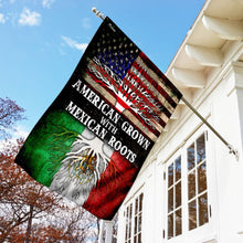 Load image into Gallery viewer, American Grown With Mexican Roots Flag