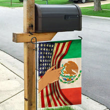 Load image into Gallery viewer, American Grown With Mexican Roots Flag
