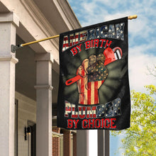 Load image into Gallery viewer, American By Birth Plumber By Choice Flag