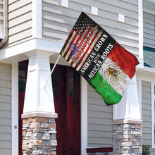 Load image into Gallery viewer, American Grown With Mexican Roots Flag