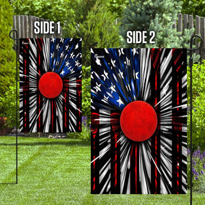 3D Lacrosse American Flag
