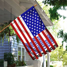 Load image into Gallery viewer, America Strong. Jesus Christ Joshua 1:9 Flag