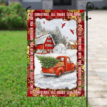 Load image into Gallery viewer, All Roads Lead Home For Christmas Flag