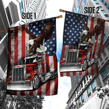 Load image into Gallery viewer, American Eagle Trucker Flag