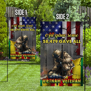 All Gave Some 58,479 Gave All Vietnam Veteran Memorial Flag
