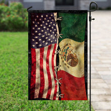 Load image into Gallery viewer, American Grown With Mexican Roots Flag