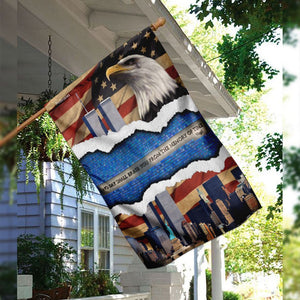 9/11 No Day Shall Erase You From The Memory Of Time Flag