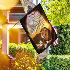 A Soul That Never Loses Faith In God The Lion & The Lamb Flag