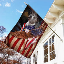 Load image into Gallery viewer, American Pit Bull Terrier Wrapped In Glory American Flag