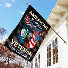 Load image into Gallery viewer, American By Birth U.S Navy Veteran By Choice Flag