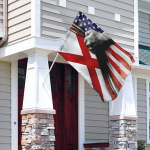 Alabama State American Flag