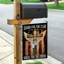 Load image into Gallery viewer, American I Stand For The Flag, I Kneel For The Cross Flag